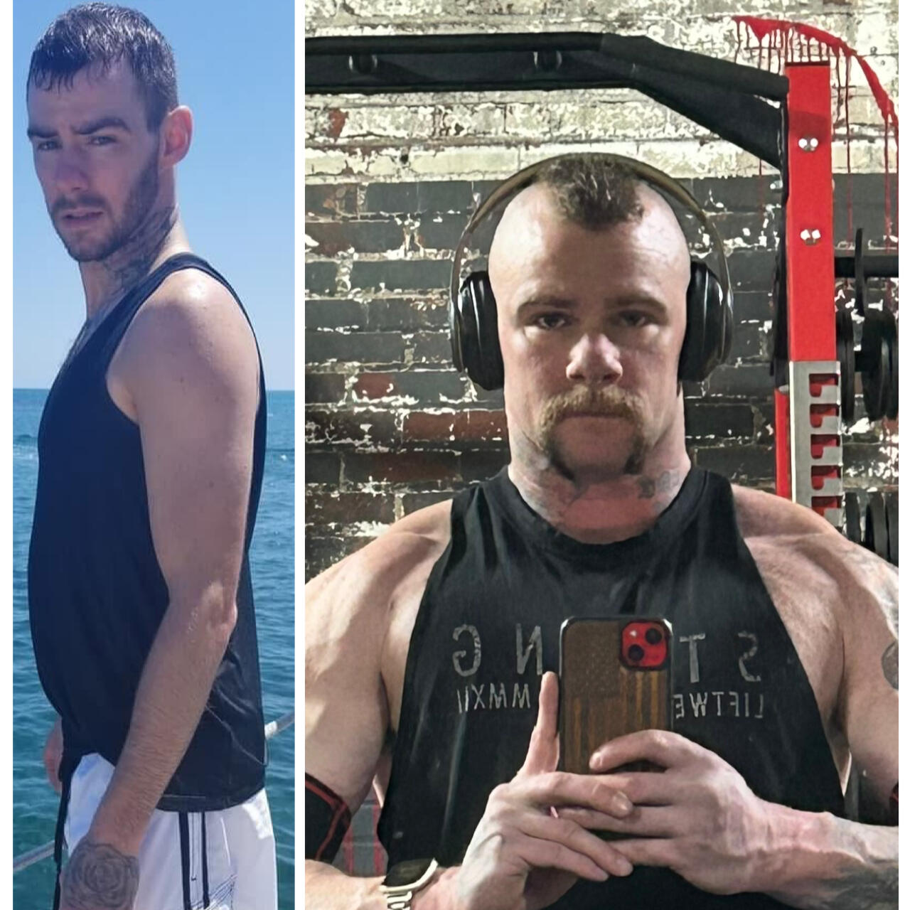 personal fitness transformation before and after
